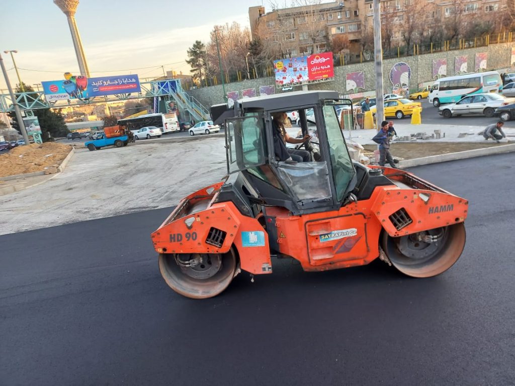 پروژه پخش آسفالت در تهران