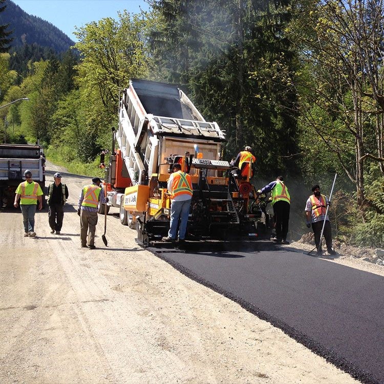 پخش آسفالت مکانیزه و دستی